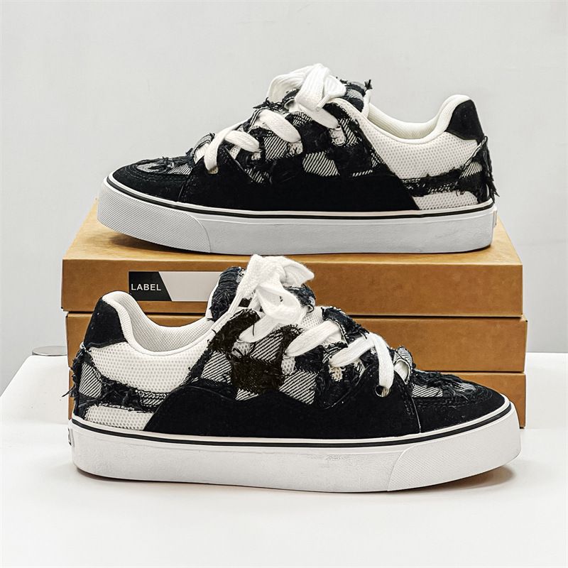 DANWEILE - Zapatos casuales de moda para estudiantes hombres y mujeres