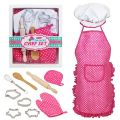 EDWINAYY - Juguetes De Cocina Para Ni?os Juego De Roles De Chef 11pcs