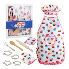 EDWINAYY - Juguetes De Cocina Para Ni?os Juego De Roles De Chef 11pcs