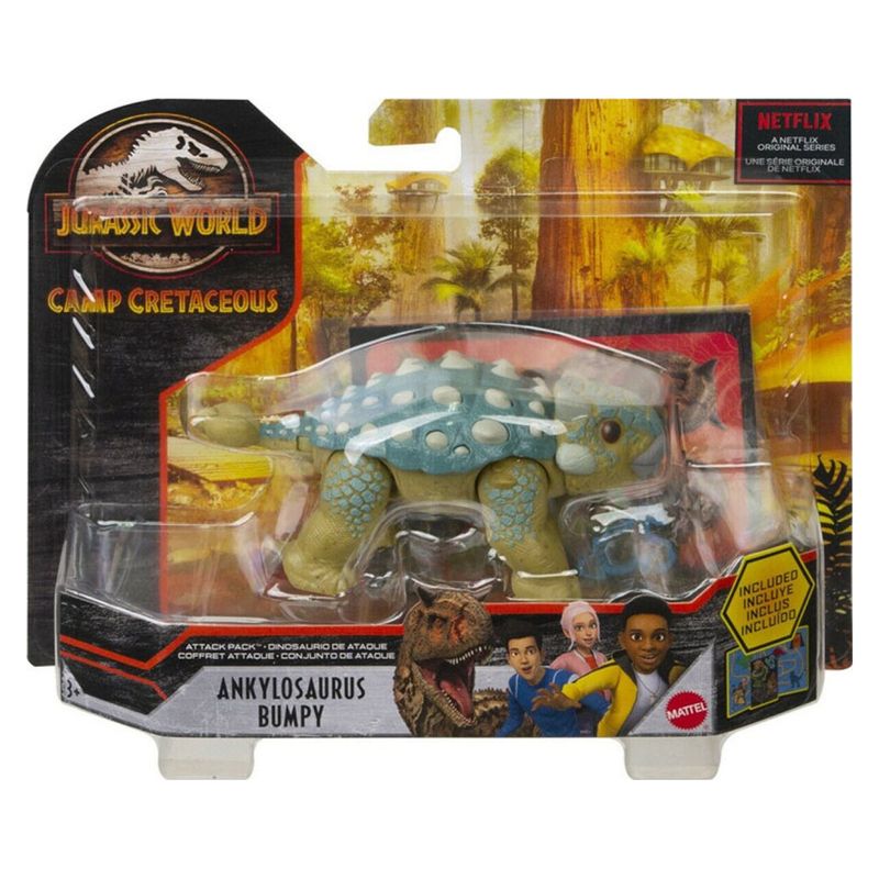 MATTEL - Ankylosaurus Bumpy - Dinosaurio De Ataque - Jw