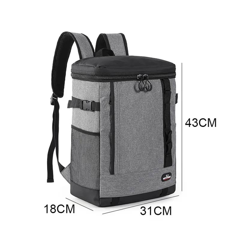 EDWINAYY - Bolso Cooler Aislamiento Impermeable Comida Bebida 24 Litros