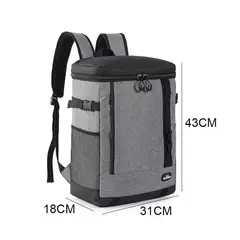 EDWINAYY - Bolso Cooler Aislamiento Impermeable Comida Bebida 24 Litros