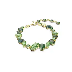 SWAROVSKI - Gema Floral Cluster Mixed-Cut Bracelet - Green