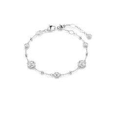 SWAROVSKI - Rhodium-Plated Crystal Accent Bracelet - Silver