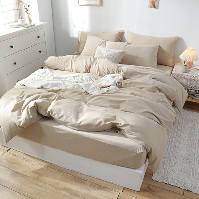 REHUCE - Funda Plumon 2 Plazas 100% Algodon Beige 300 hilos