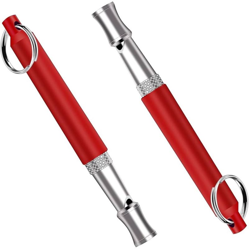 METALFER - Silbato Para Perros Evita Ladrar Sonido Ultrasónic Rojo
