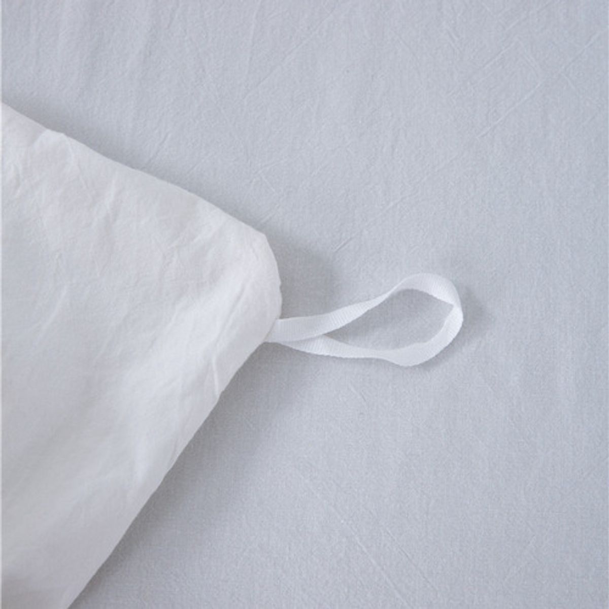 REHUCE - Funda Plumon 2 Plazas 100% Algodon Blanco 300 hilos