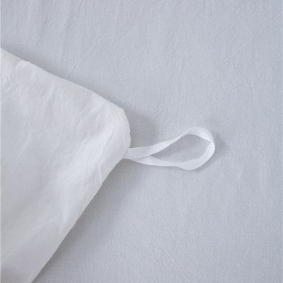 Imagen 2 del producto Funda Plumon 2 Plazas 100% Algodon Blanco 300 hilos