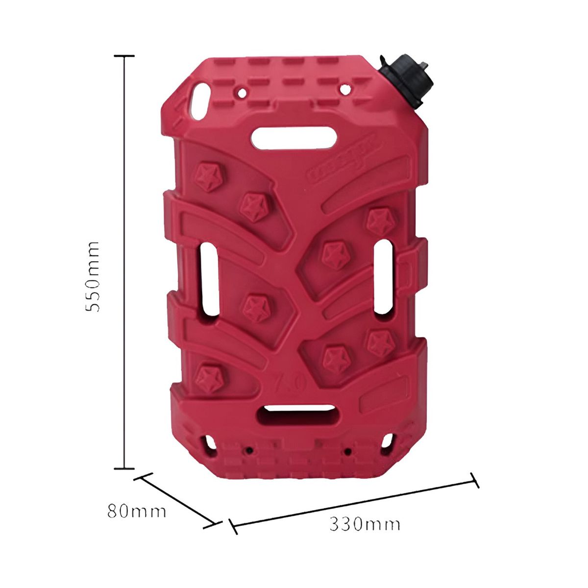 PICK UP - TABLA DE RESCATE OVERLAND 4X4 Y CONTENEDOR COMBUSTIBLE 7L