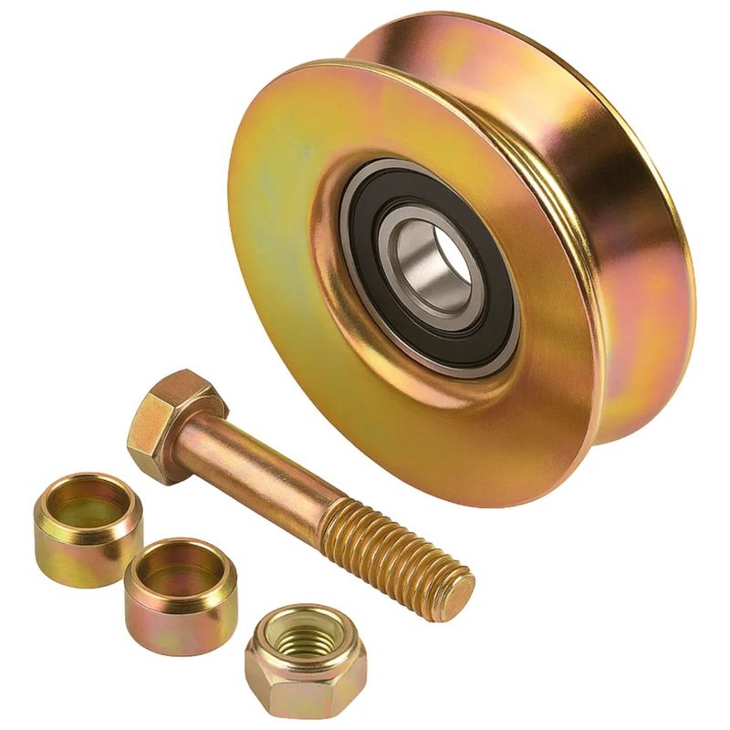 DICAS - Rueda De Portón Corredizo 100 Mm 4 Pulgadas Con Perno Dicas