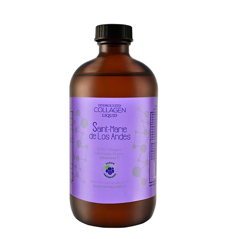 SAINT MARIE DE LOS ANDES - COLAGENO HIDROLIZADO LIQUIDO MARINO  VIT C ARANDANO