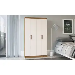 AMUV - CLOSET/REPISAS 4 PUERTAS BLANCO