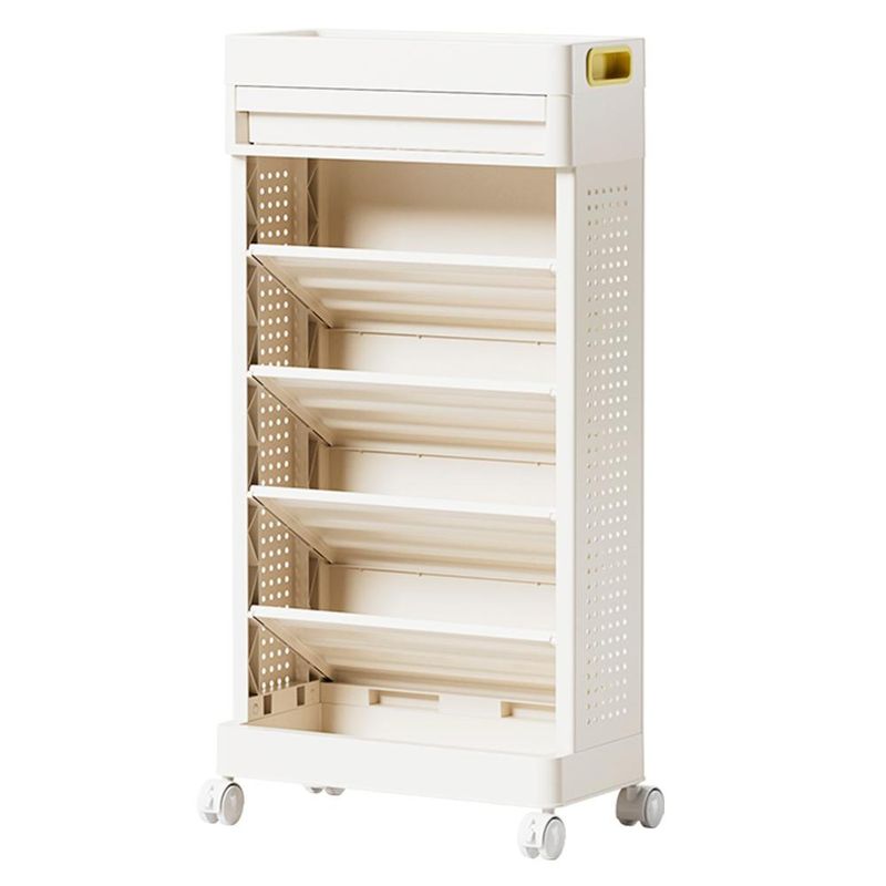 DETODOYMAS - Librero estante infantil 5 niveles Blanco 78514540cm Chic Home - Blanco