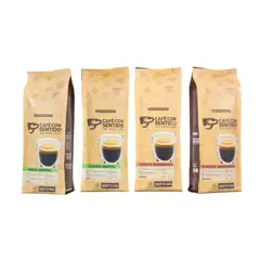 CAFE CON SENTIDO - X4 Mix Grano Café Con Sentido - 2 kilos