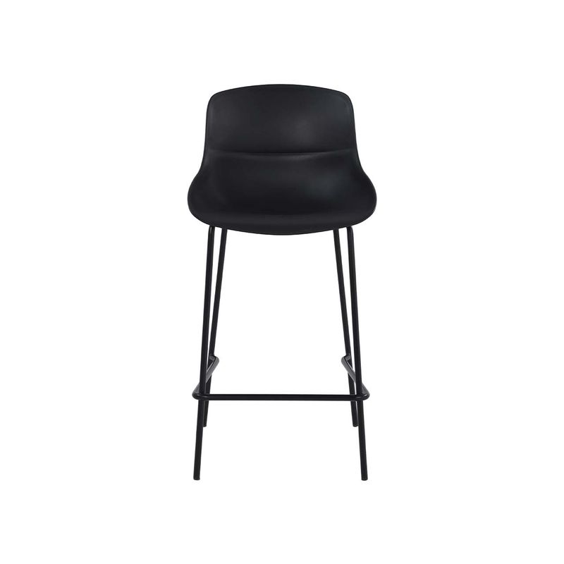 MUEBLES SUR - Silla Bar Greenwich Negro ALT 65CM