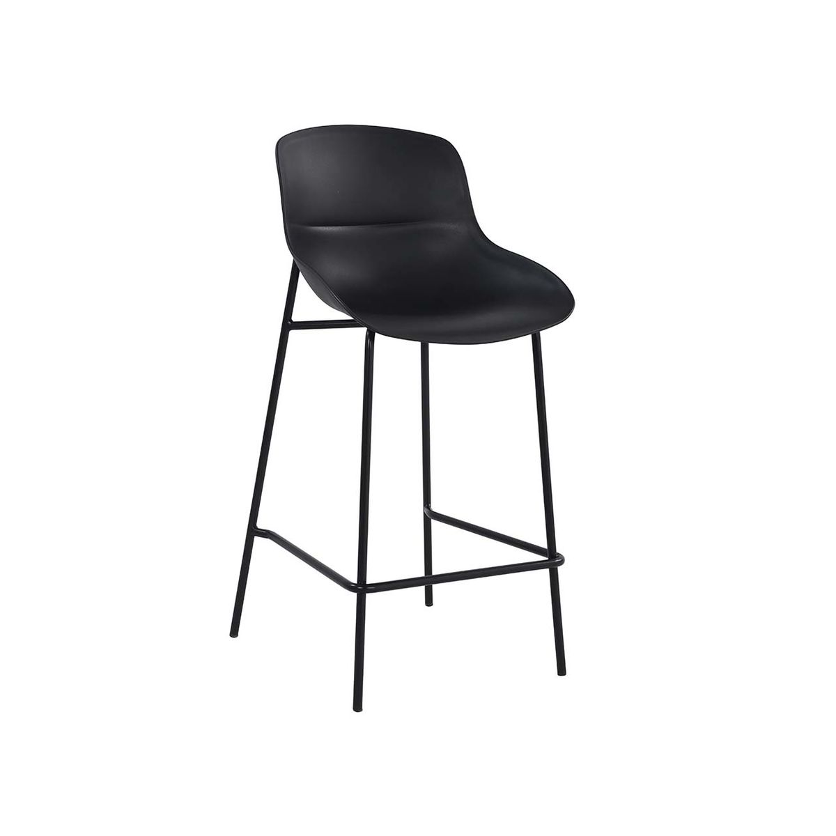 SUR DISEÑO - Silla Bar Greenwich Negro ALT 65CM