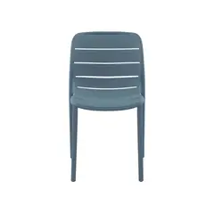 MUEBLES SUR - Silla exterior Brava Reciclable azul piedra