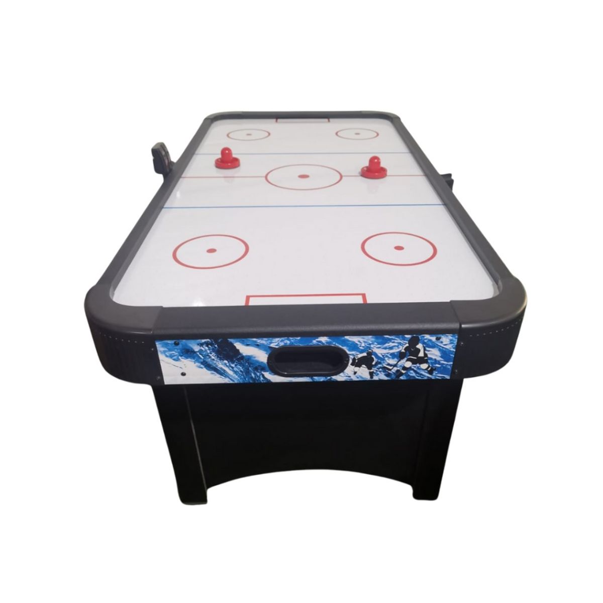 GENERICO - Air Hockey 1.52 Mts, White Premium Marcador Digital
