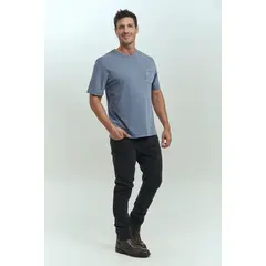 BRICK LONDON - Polera Manga Corta de Hombre 100% Algodón