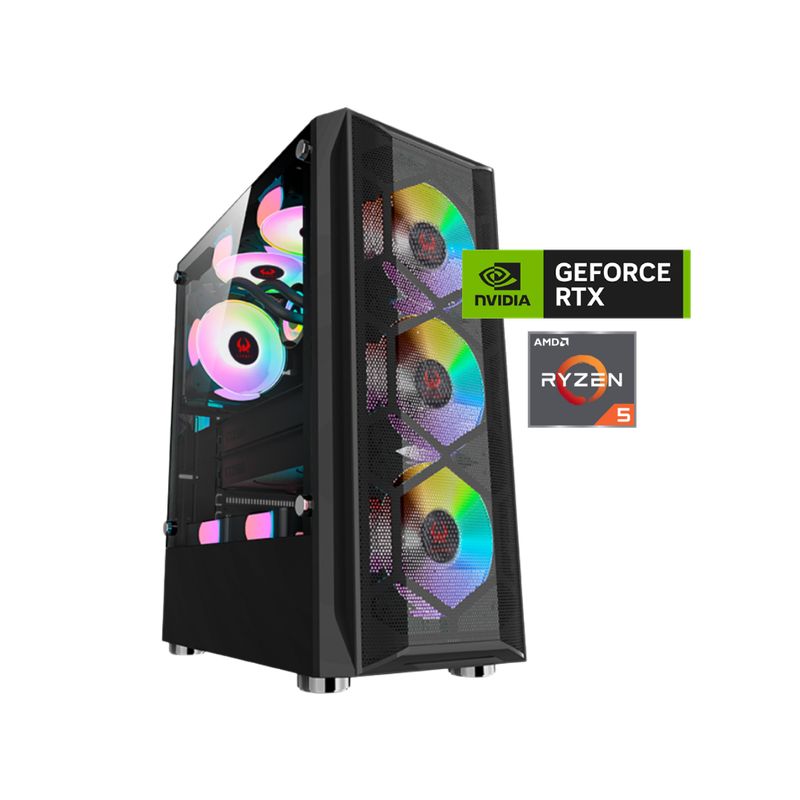 GENERICO - Pc Gamer RTX 3050 2X 6G / Ryzen 5 5500 / 16GB RAM / SSD 500GB