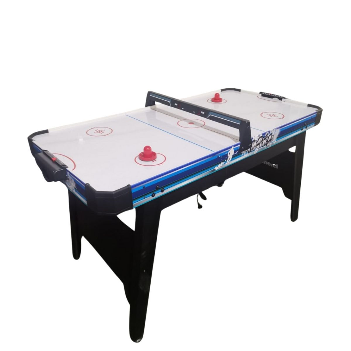 GENERICO - Air Hockey Blue Premium 5FT Marcador Digital Aéreo 1.52 mts