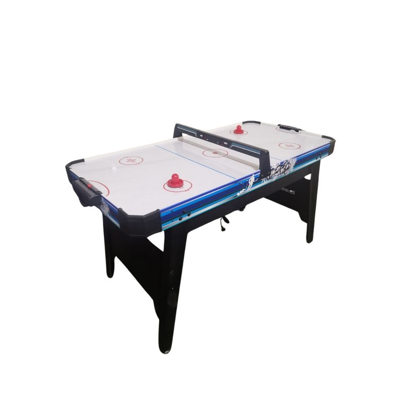 GENERICO - Air Hockey Blue Premium 5FT Marcador Digital Aéreo 1.52 mts