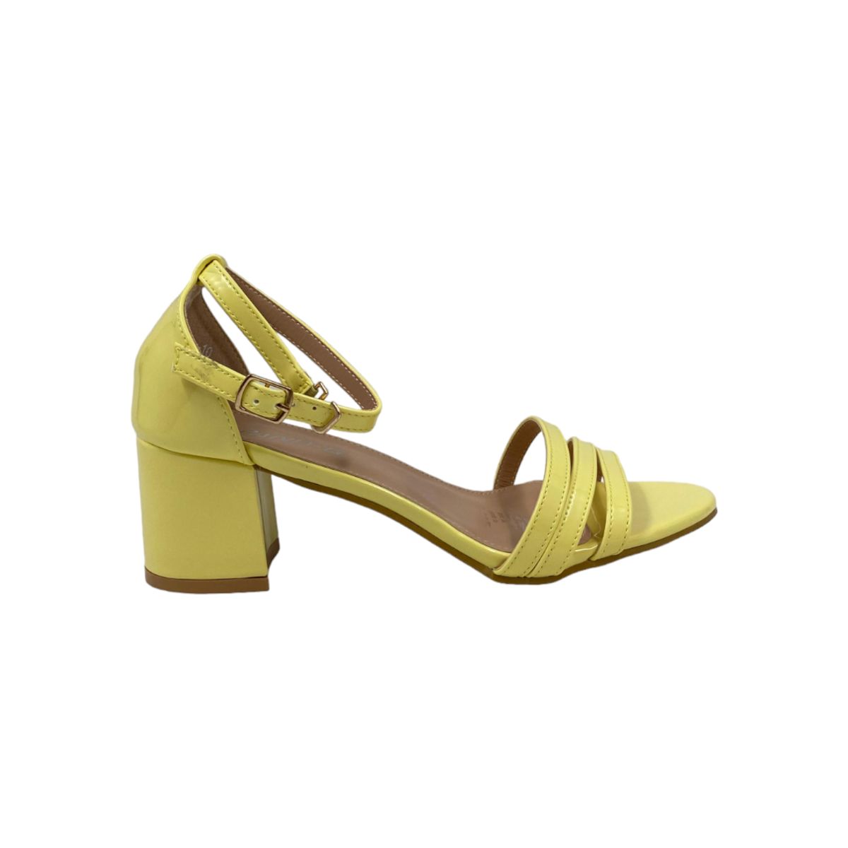 HERIEL - Sandalia Amarilla Taco Mujer
