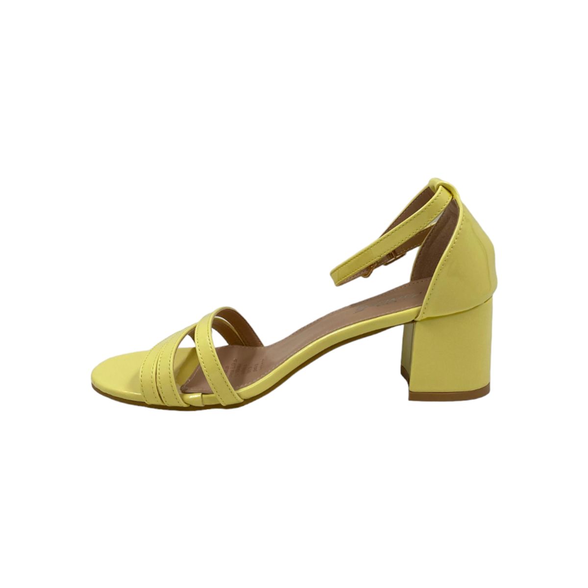 HERIEL - Sandalia Amarilla Taco Mujer