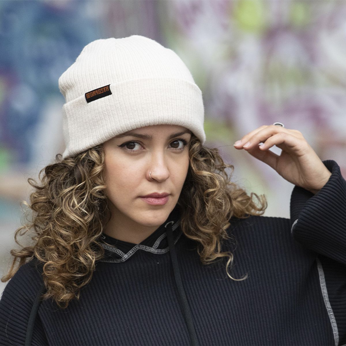 GANGSTA - Beanie Unisex Gangsta Docker Beige