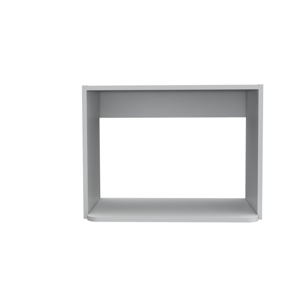 FMFURNITURE - Mueble Para Microondas 60X45X40 Cm Blanco