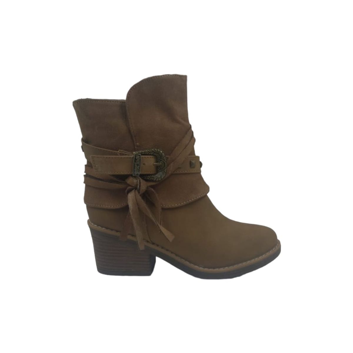 HERIEL - Bota Café Taco Mujer