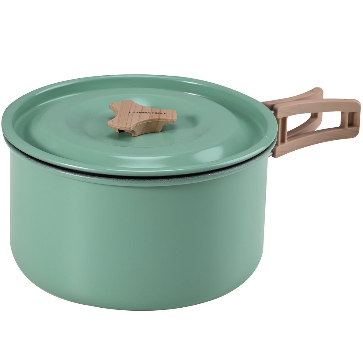 TERRA FORCE - SET OLLAS ALUMINIO ANTI-ADHERENTE 3 PIEZAS TURQUESA