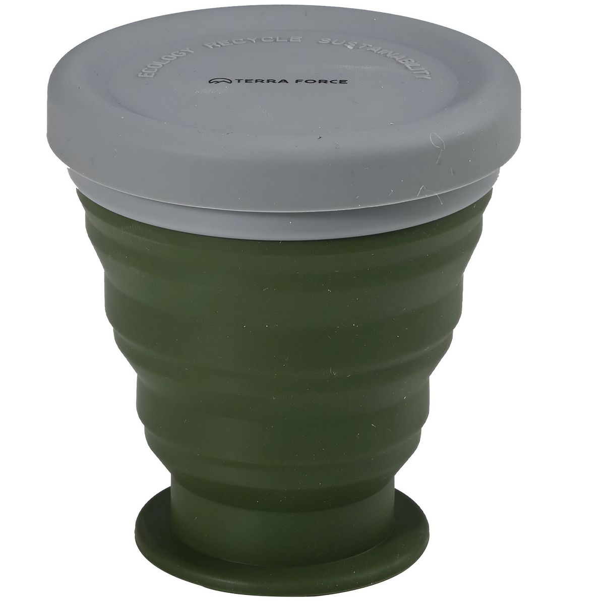 TERRA FORCE - SET TETERA Y POTES SILICONA PLEGABLE CAMPING MILITAR