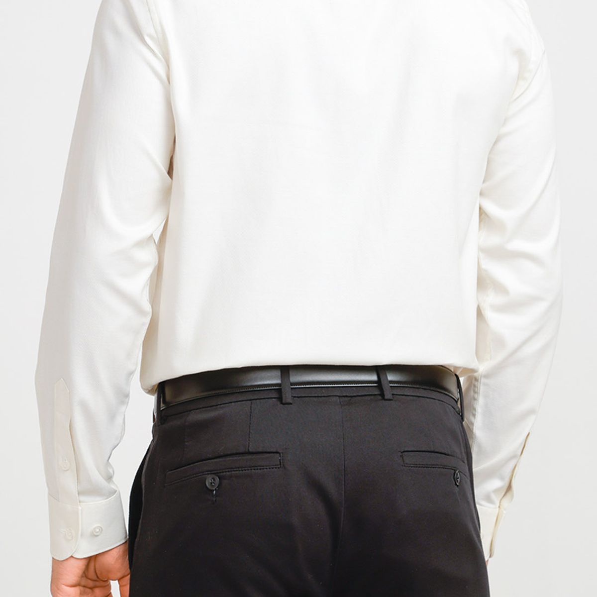 PERRY ELLIS - Camisa Hombre Dobby Beige