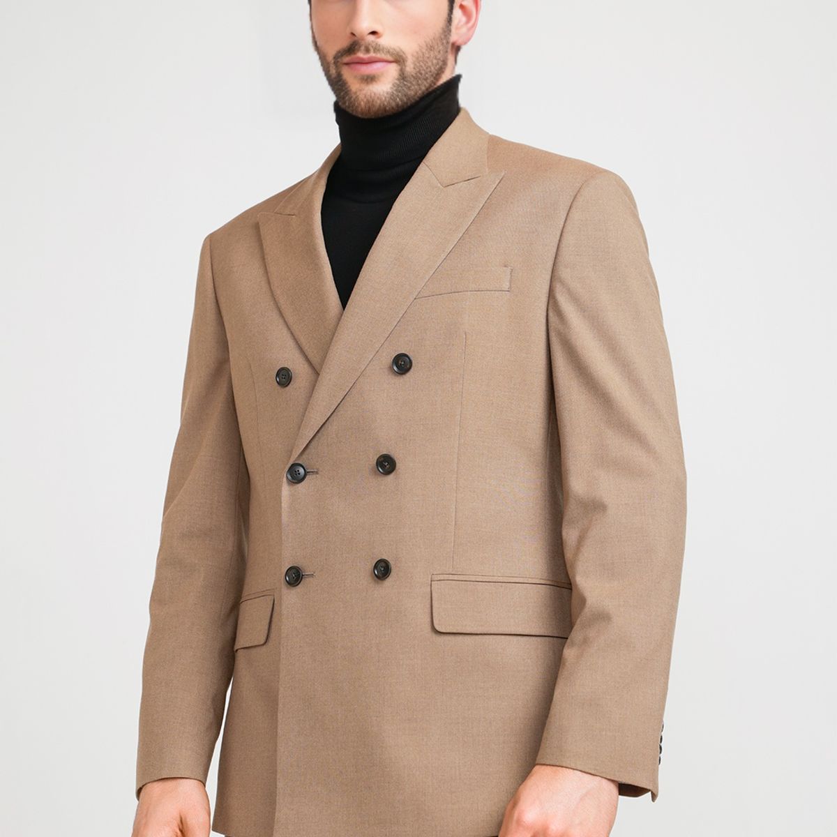 PERRY ELLIS - Chaqueta Formal Hombre Suit Separate Café