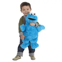 PLAZA SESAMO - Peluches Elmo Y Comegalletas 50cm Muñecos Suave