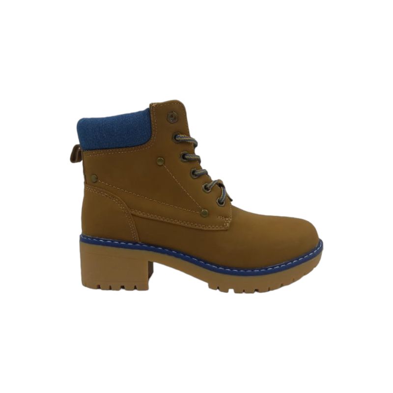 HERIEL - Botín Camel Plataforma Mujer