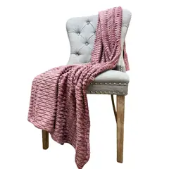 GENERICO - FRAZADAS MANTA PLUSH PLAZA Y MEDIA 150 X 200