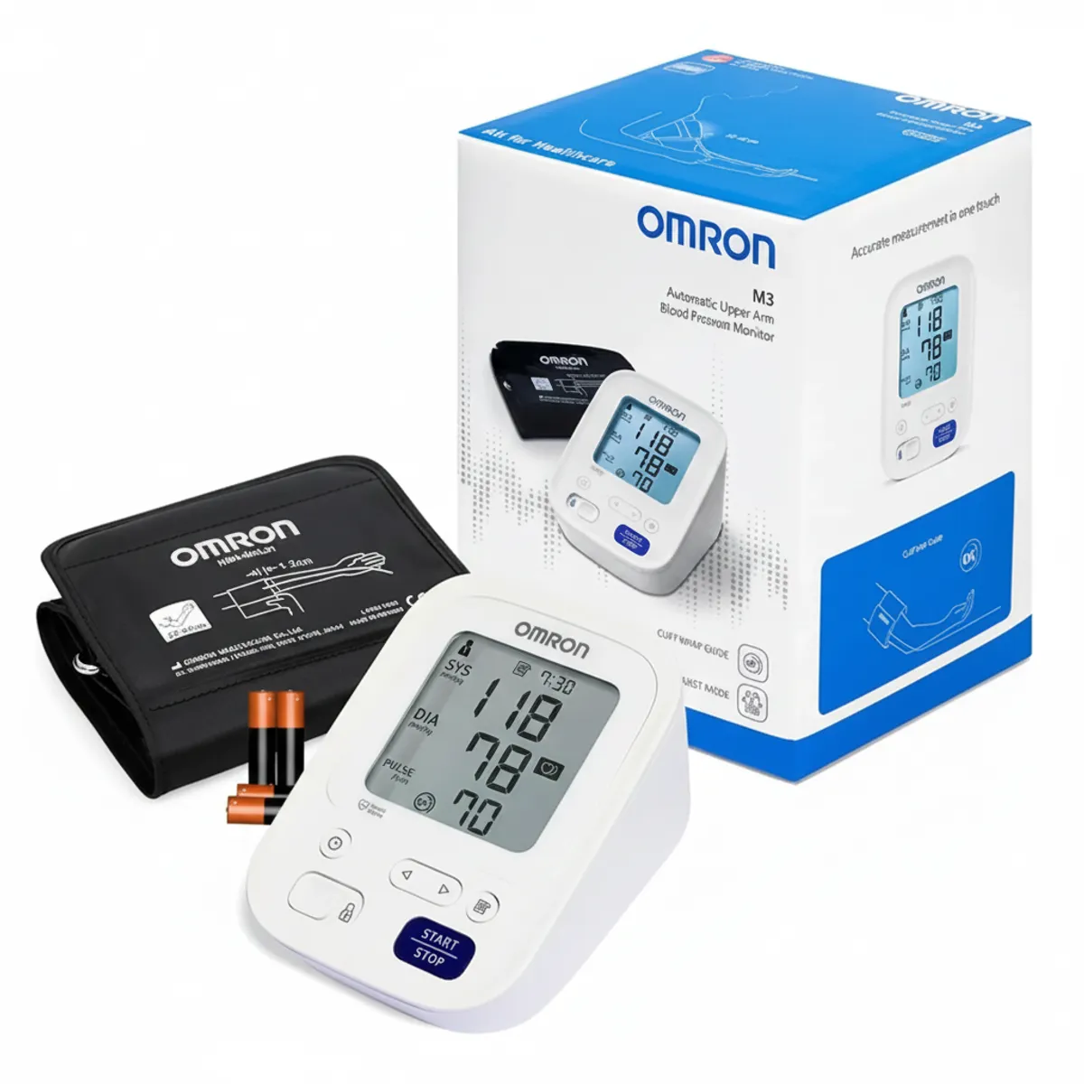 OMRON - Toma Presión Digital de Brazo Omron 7154 + Adaptador Eléctrico