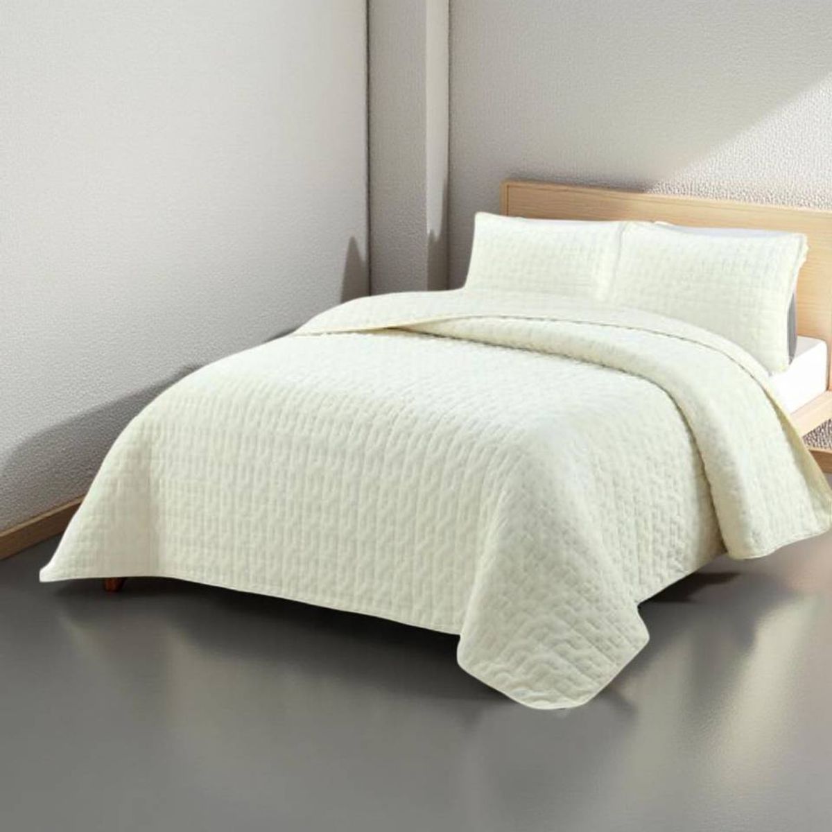 GENERICO - CUBRECAMA QUILT PLUSH DELGADO KING 250X270 GS09