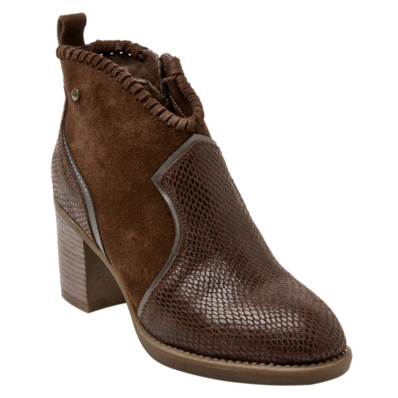BRUNO ROSSI - Botin Casual Mujer Marrón Bruno Rossi