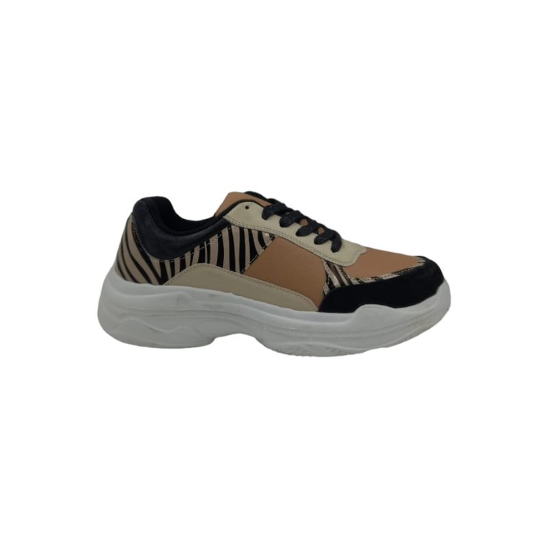HERIEL - Zapatilla Rosa Plataforma Mujer