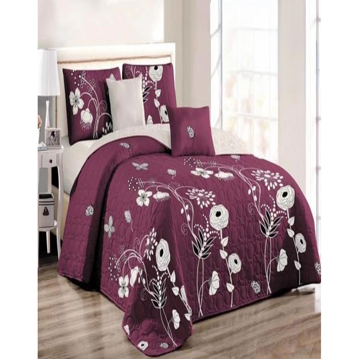 GENERICO - Cubrecama Cobertor Quilt 2 Plaza Primera Verano Q14