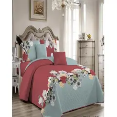 GENERICO - Cubrecama Cobertor Quilt 2 Plaza Primera Verano Q17