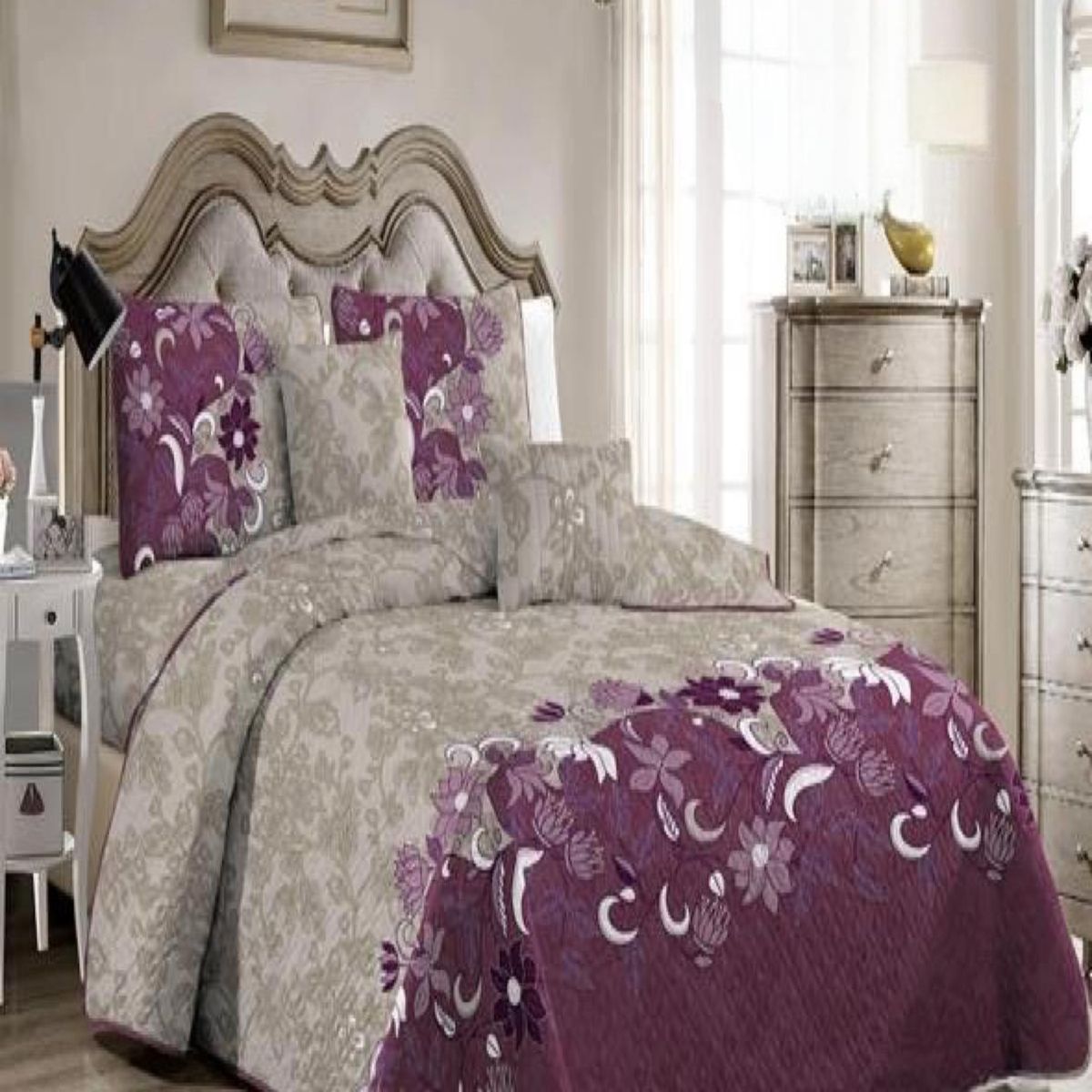 GENERICO - Cubrecama Cobertor Quilt 2 Plaza Primera Verano Q39