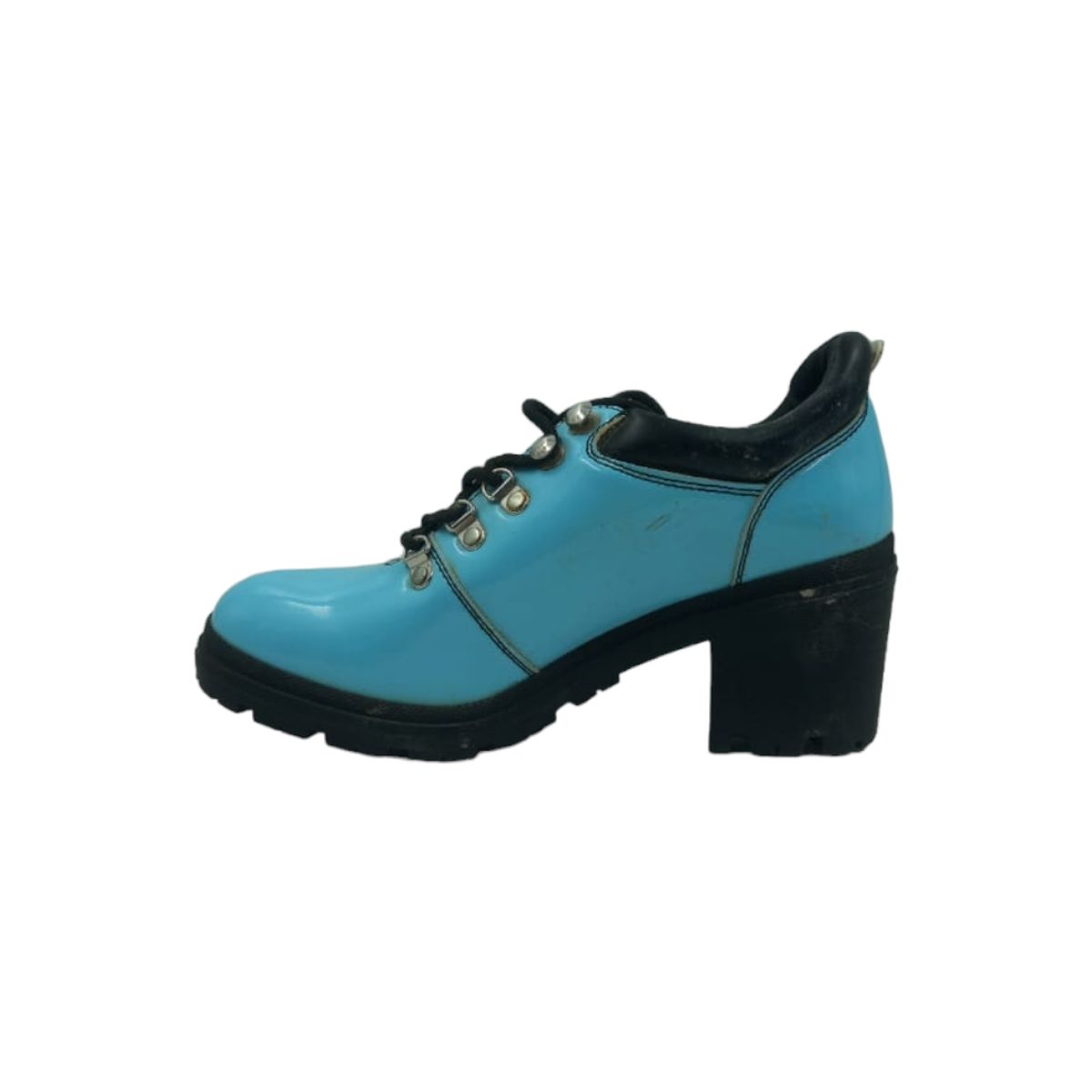 HERIEL - Botin Azul Taco Charol