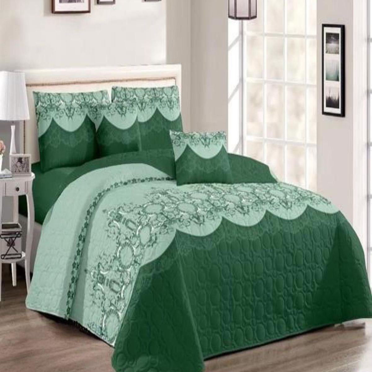 GENERICO - Cubrecama Cobertor Quilt 2 Plaza Primera Verano Q45