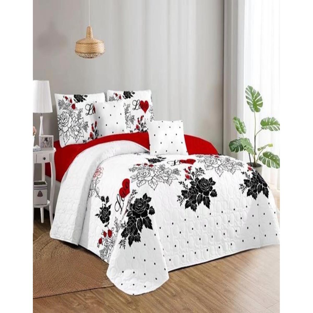 GENERICO - Cubrecama Cobertor Quilt 2 Plaza Primera Verano Q52