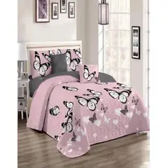 GENERICO - Cubrecama Cobertor Quilt 2 Plaza Primera Verano Q63