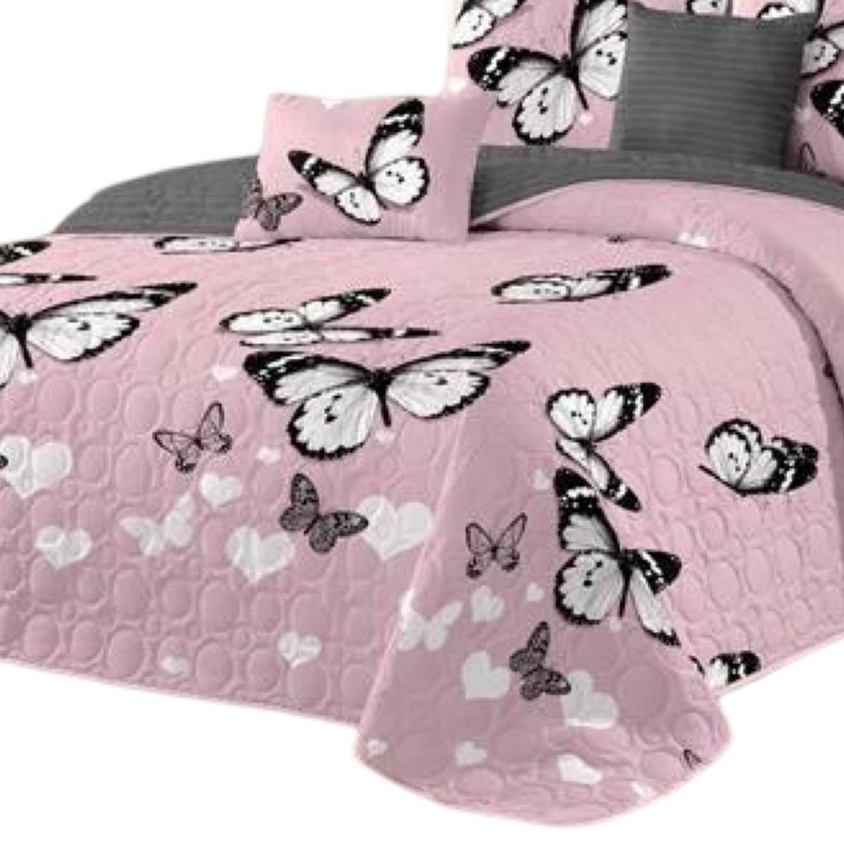 GENERICO - Cubrecama Cobertor Quilt 2 Plaza Primera Verano Q63